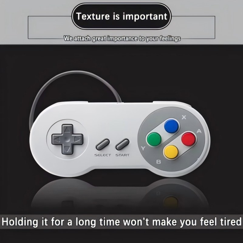 Retro Game Controller Usb - Manette de jeu USB rétro, contrôleur