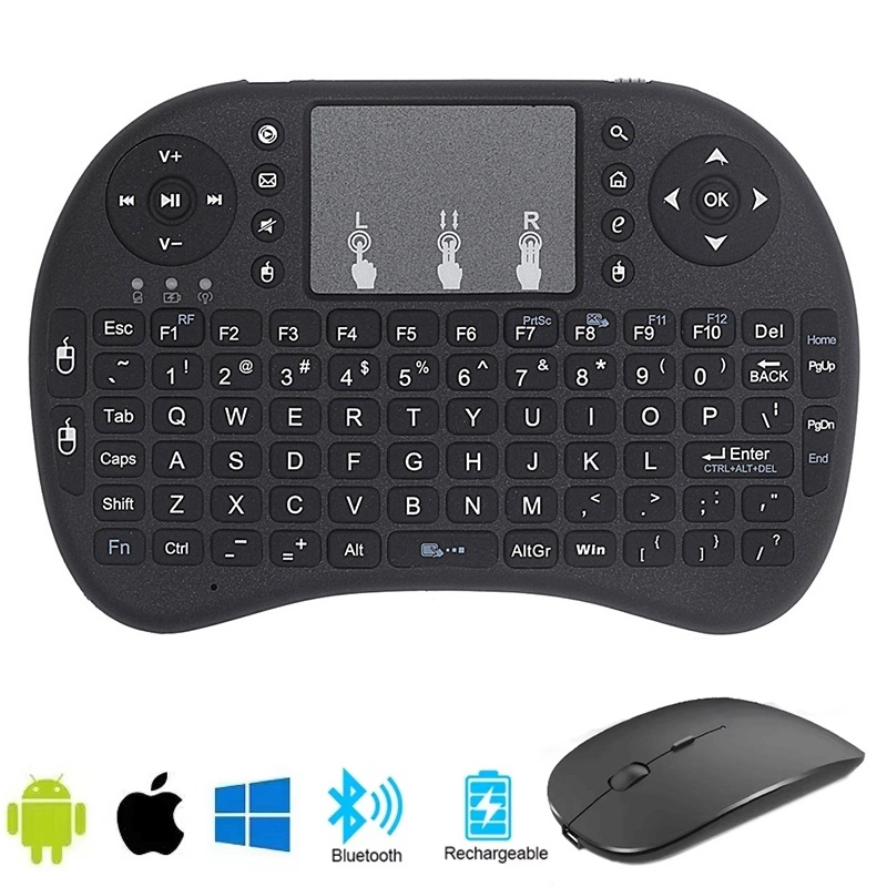 Wireless Keyboard Mini - Mini clavier Bluetooth anglais, clavier sans