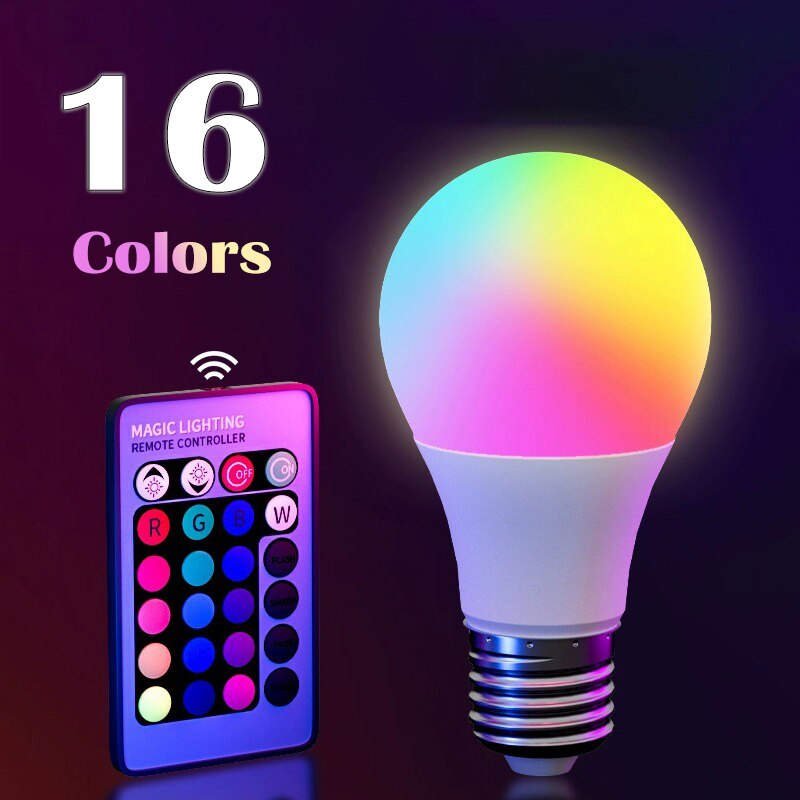 Electronics Gadgets For Home - Ampoule LED E27 220V 16 couleurs