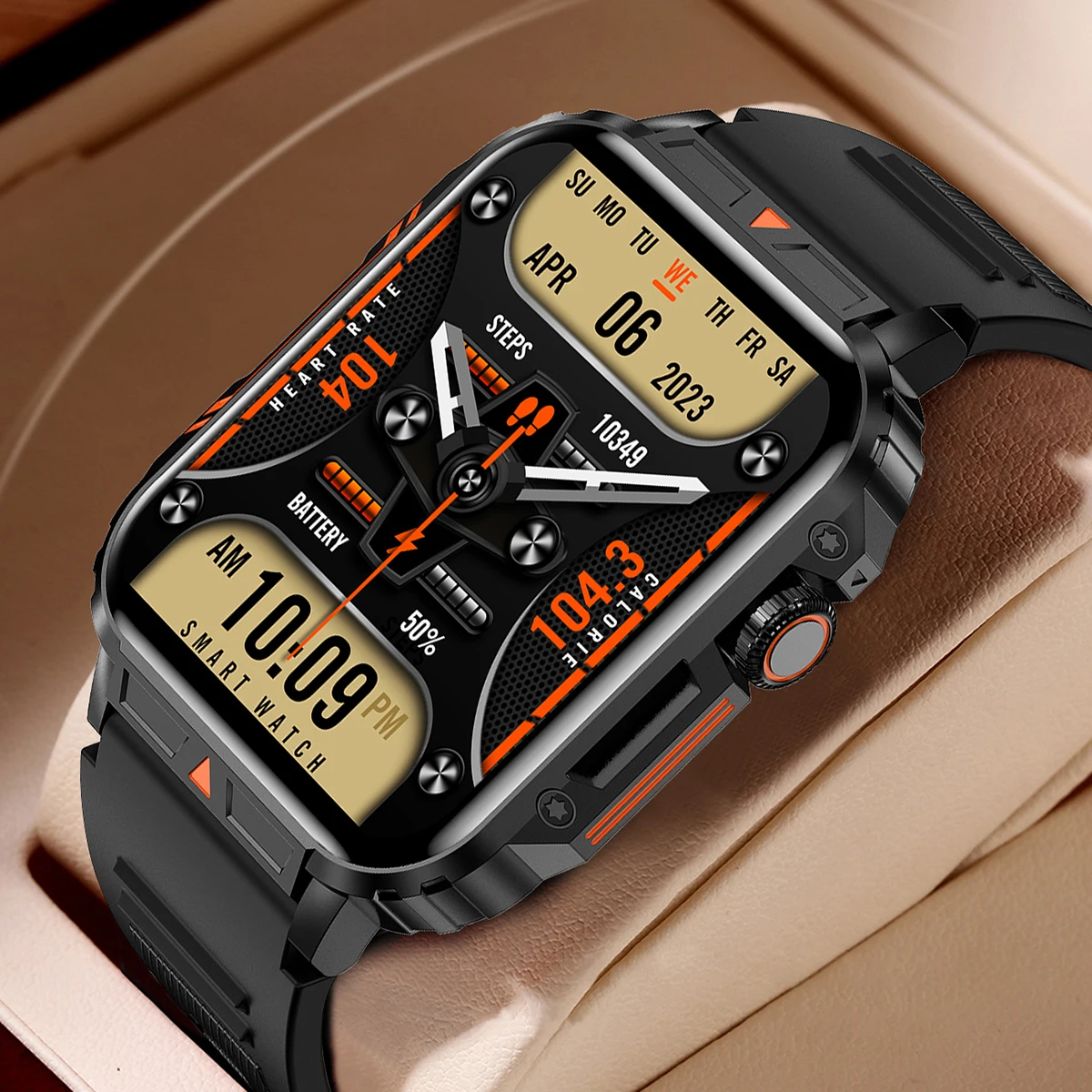 Electronics Gadgets For Home - Montre connectée militaire de luxe 2026