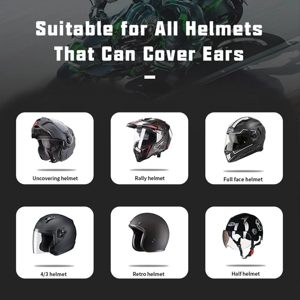 Casque de moto Kihous à une se - Bluetooth Speaker Waterproof avis et prix