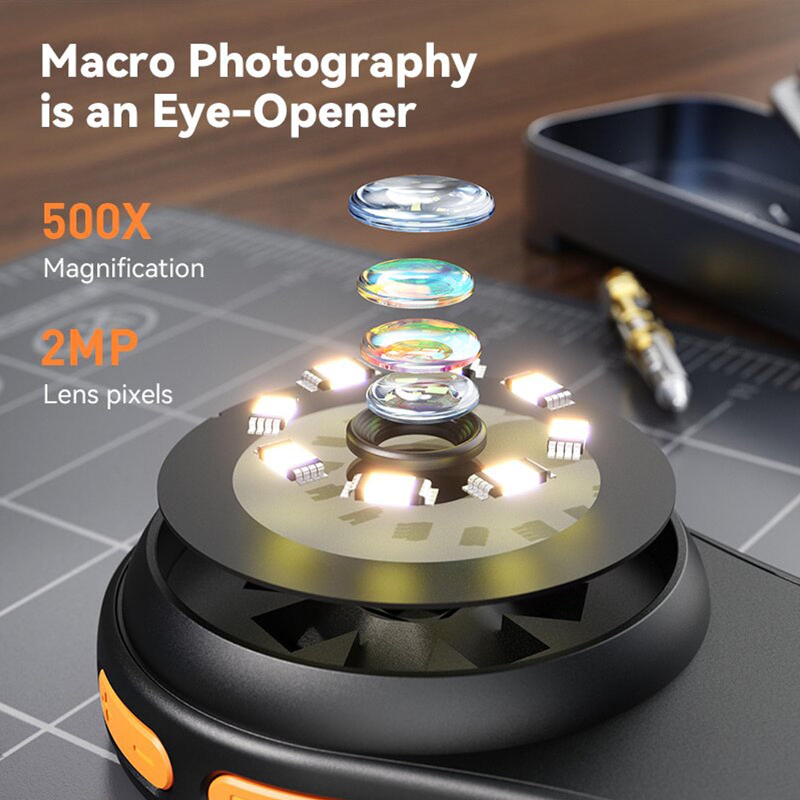 Microscope numérique 500x avec - Digital Magnifier Reading avis et prix