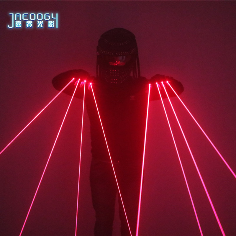 Gants laser rouges personnalis - Led Gloves Music avis et prix
