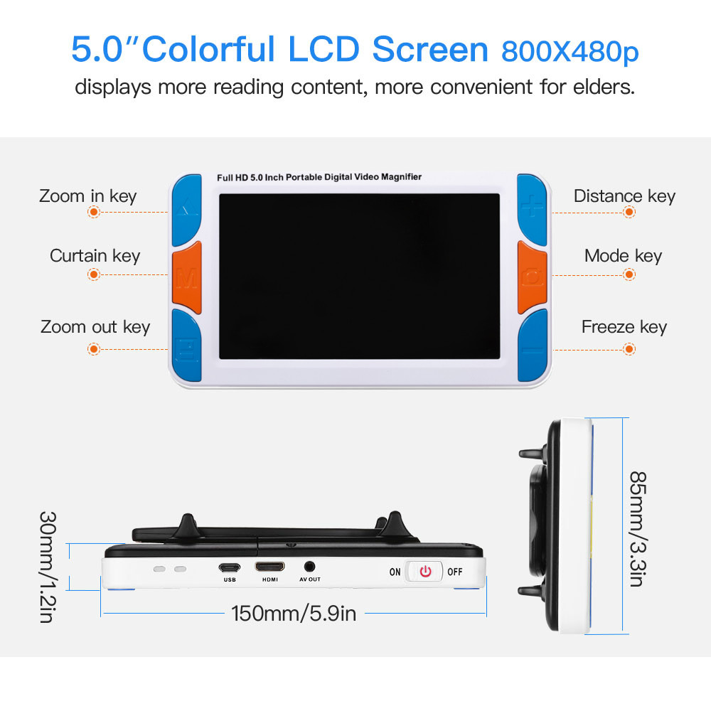 Loupe numérique portable Eyoyo - Digital Magnifier Reading avis et prix