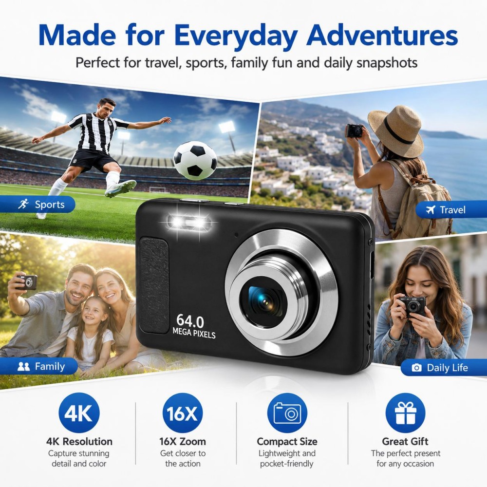 Caméra numérique portable 4K U - Electronics Gadgets For Home avis et prix