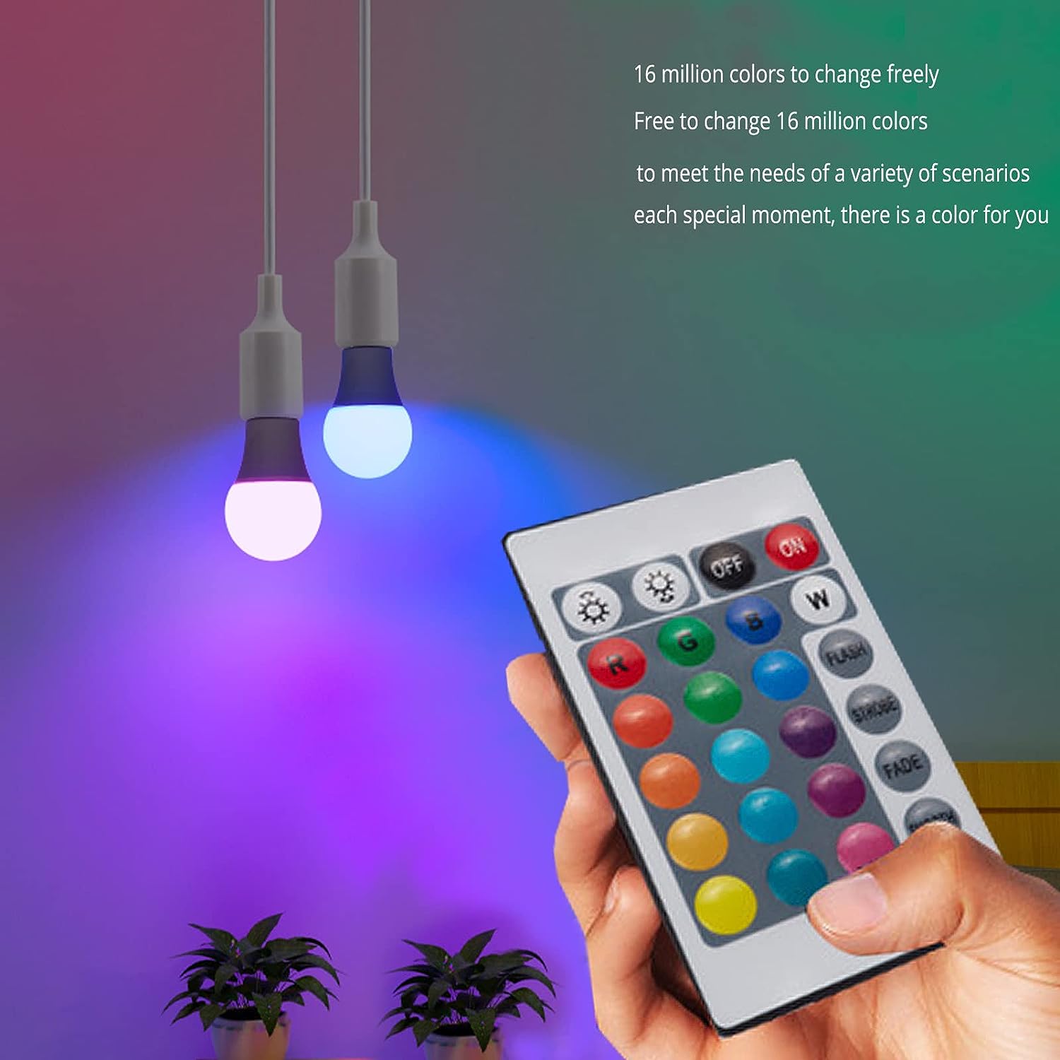 Ampoule LED E27 220V 16 couleu - Electronics Gadgets For Home avis et prix