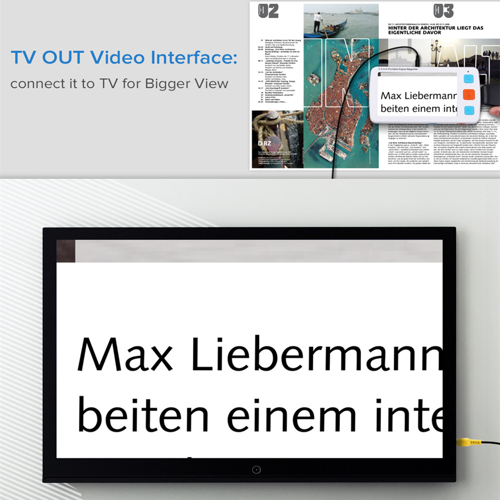 Loupe numérique électronique c - Digital Magnifier Reading avis et prix