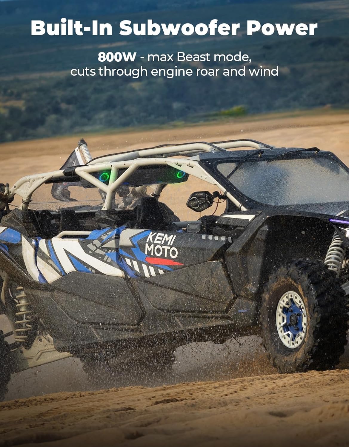 KEMIMOTO UTV 800w haut-parleur - Bluetooth Speaker Waterproof avis et prix