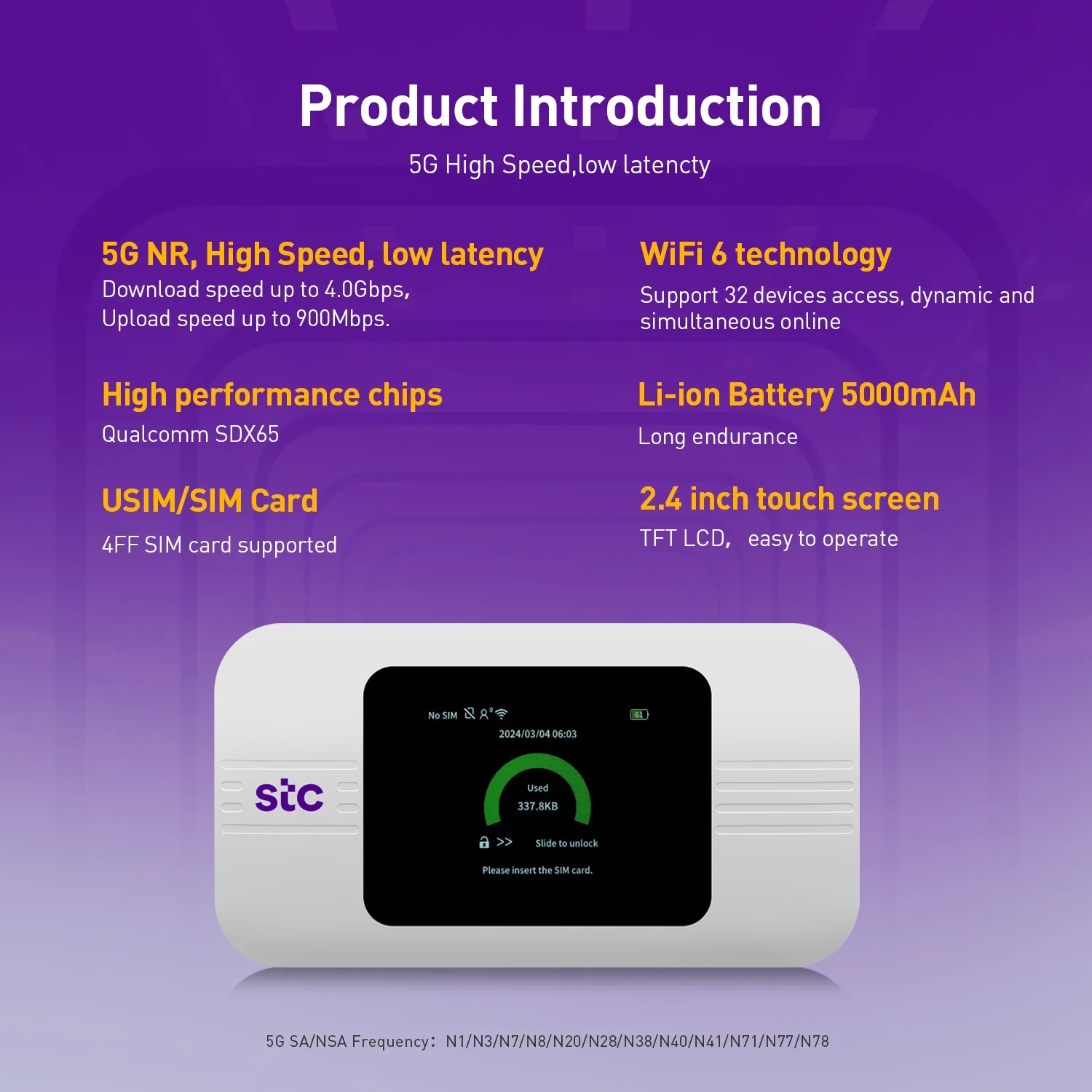 2025SUNCOMM Portable poche Mob - Portable Wifi Hotspot avis et prix