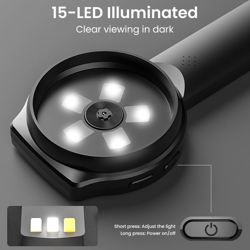 Microscope numérique HD avec é - Digital Magnifier Reading avis et prix