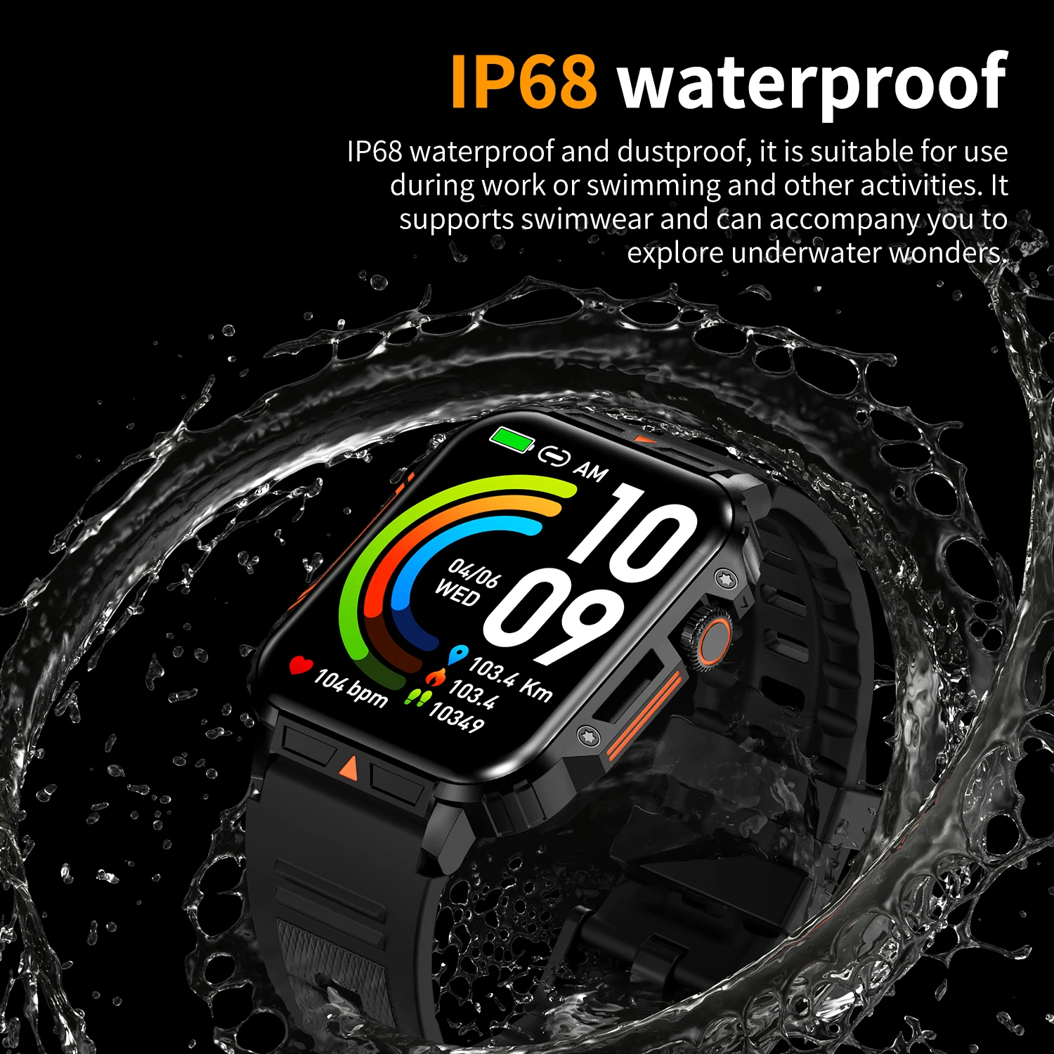 Montre connectée militaire de  - Electronics Gadgets For Home avis et prix